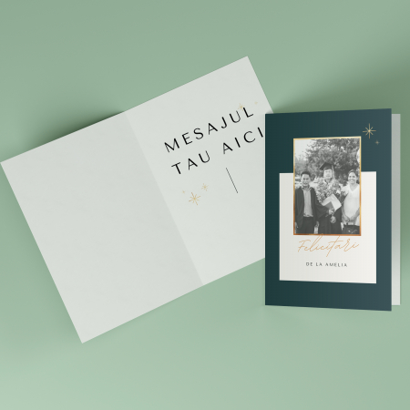 Felicitari personalizate - Felicitare personalizata pentru absolvire star