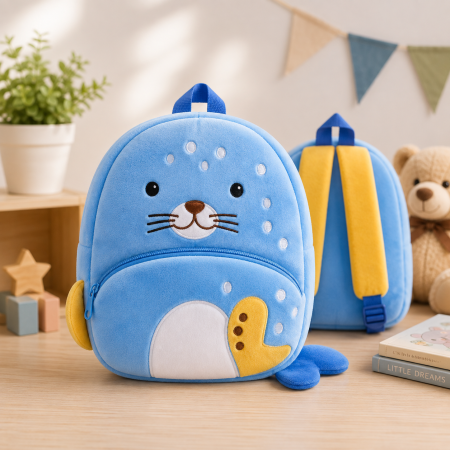 Back to School - Ghiozdan de plus personalizat cu nume – Foca