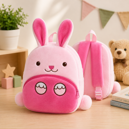 Back to School - Ghiozdan de plus personalizat cu nume – Iepure