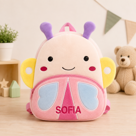 Back to School - Ghiozdan de plus personalizat cu nume – Fluturas