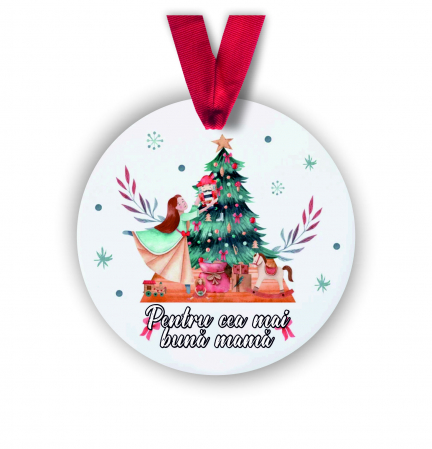 Cadouri personalizate - Glob personalizat pentru mama 8 cm