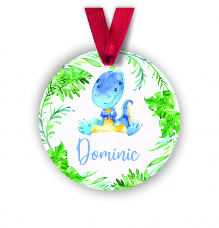 Globuri Personalizate  - Glob personalizat cu nume dinozaur astru 8 cm