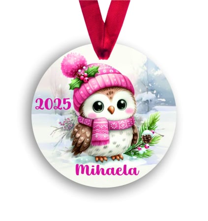Globuri Personalizate  - Glob personalizat cu nume Bufnita