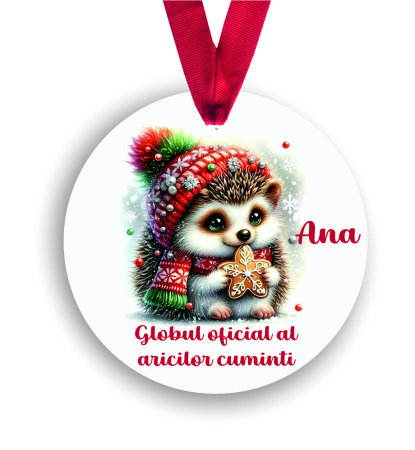 Globuri Personalizate  - Glob personalizat cu nume Arici