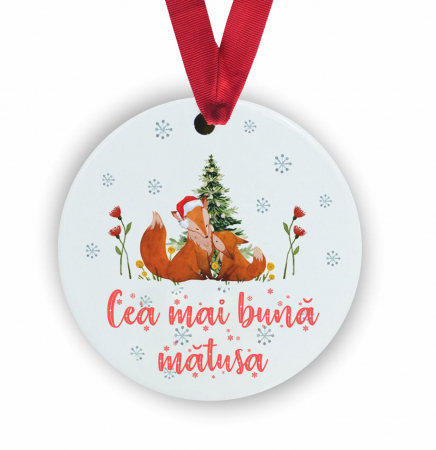 Globuri Personalizate  - Glob personalizat pentru matusa Vulpe