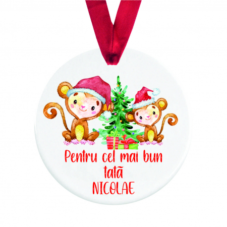 Globuri Personalizate  - Glob personalizat cu nume pentru cel mai bun tata