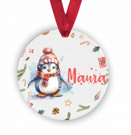 Globuri Personalizate  - Glob personalizat cu nume Pinguin