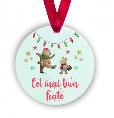 Globuri Personalizate  - Glob personalizat pentru frate Ursuleti