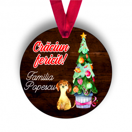Globuri Personalizate  - Glob personalizat pentru familie cu mesaj