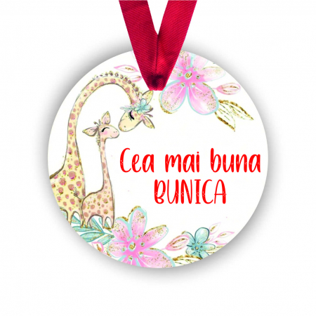 Globuri Personalizate  - Glob personalizat pentru bunica Girafe