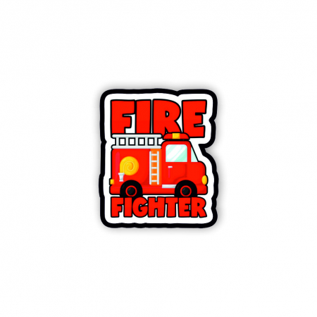 Insigne/Brose - Insigna personalizata cu brosa Firefighter