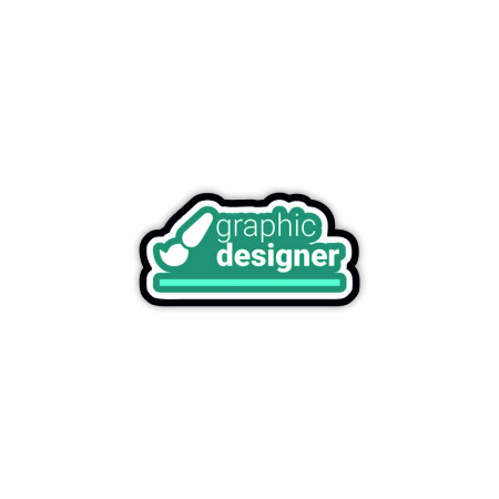 Insigne/Brose - Insigna personalizata cu brosa Graphic designer
