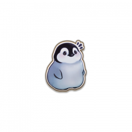Insigne/Brose - Insigna personalizata cu brosa Pinguin