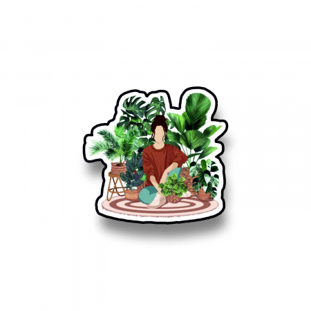 Insigne/Brose - Insigna personalizata cu brosa Plant mom