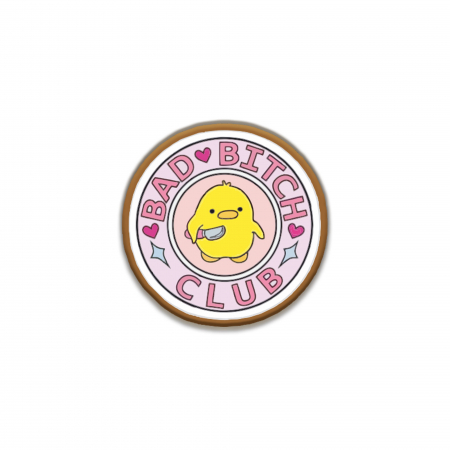 Insigne/Brose - Insigna personalizata cu brosa Bad b club