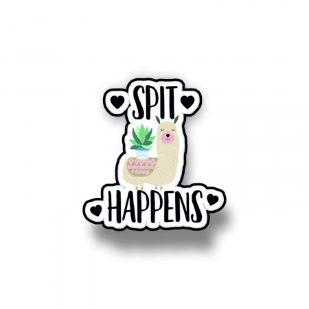 Insigne/Brose - Insigna personalizata cu brosa Spit happens