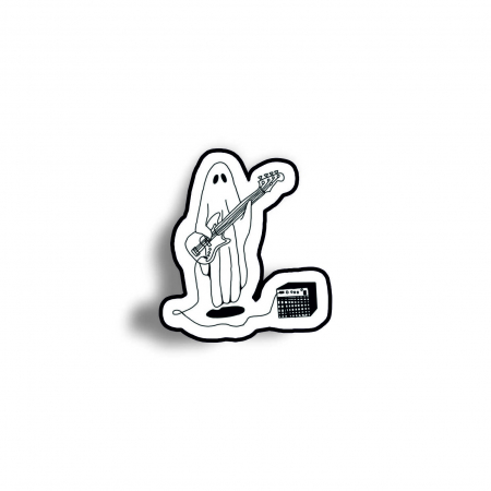 Insigne/Brose - Insigna personalizata cu brosa Ghost guitarist