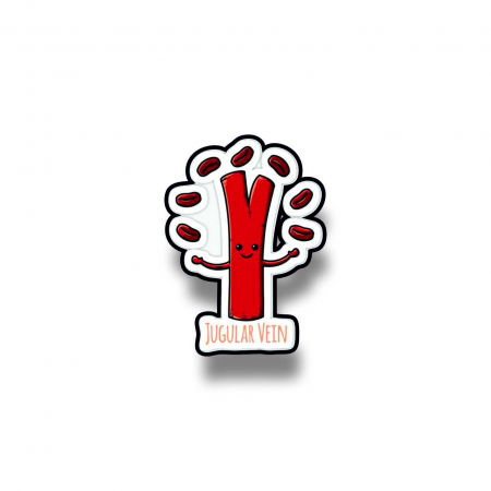 Insigne/Brose - Insigna personalizata cu brosa Jugular vein