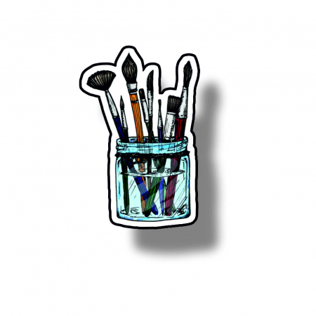 Insigne/Brose - Insigna personalizata cu brosa Art weapons