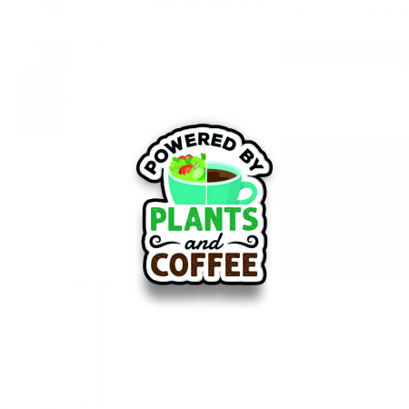 Insigne/Brose - Insigna personalizata cu brosa Powered by plants