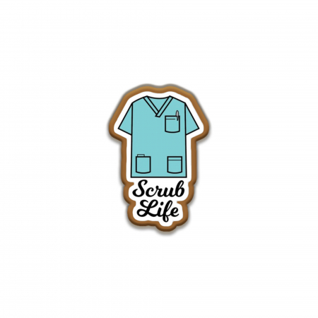 Insigne/Brose - Insigna personalizata cu brosa Scrub Life