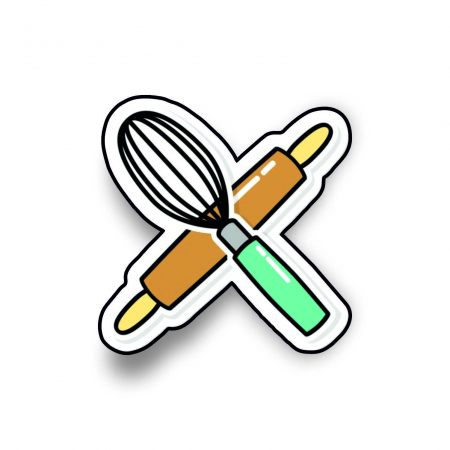 Insigne/Brose - Insigna personalizata cu brosa Whisk