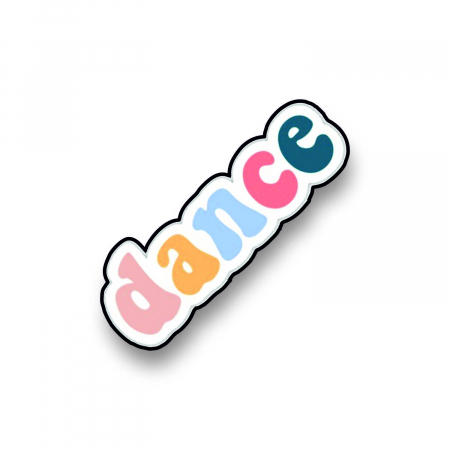 Insigne/Brose - Insigna personalizata cu brosa Dance pastel