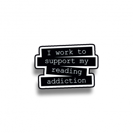 Insigne/Brose - Insigna personalizata cu brosa I work to support