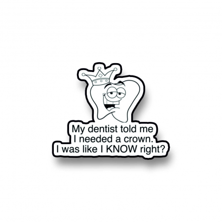 Insigne/Brose - Insigna personalizata cu brosa I needed a crown