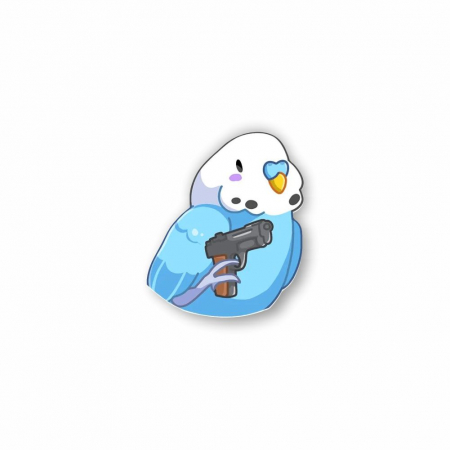 Insigne/Brose - Insigna personalizata cu brosa Parrot gun