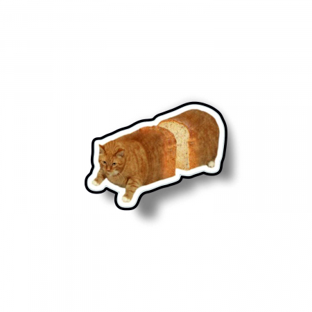 Insigne/Brose - Insigna personalizata cu brosa Bread cat