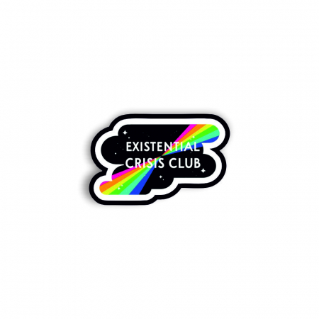 Insigne/Brose - Insigna personalizata cu brosa Existential crisis club