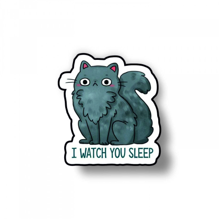Insigne/Brose - Insigna personalizata cu brosa I watch you sleep