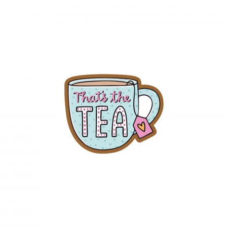 Insigne/Brose - Insigna personalizata cu brosa That's the tea