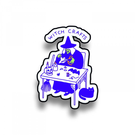 Insigne/Brose - Insigna personalizata cu brosa Witch craft