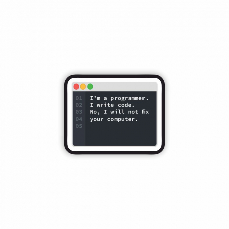 Insigne/Brose - Insigna personalizata cu brosa Programmer
