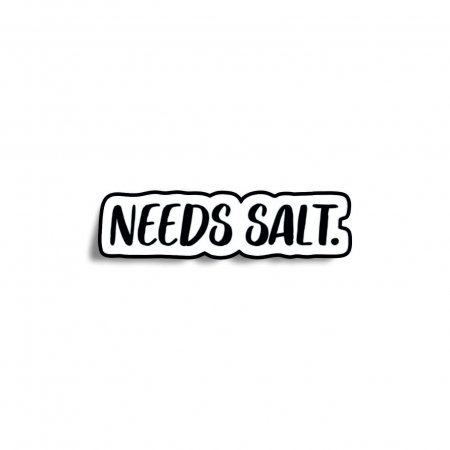 Insigne/Brose - Insigna personalizata cu brosa Needs salt
