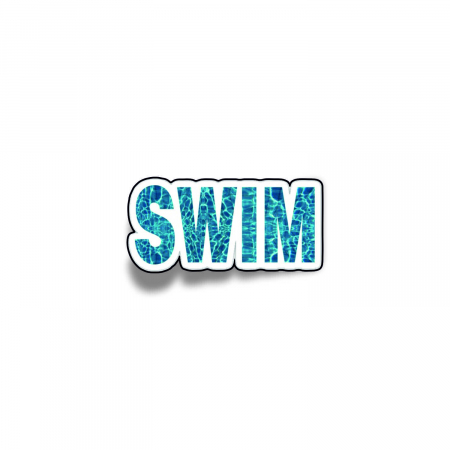 Insigne/Brose - Insigna personalizata cu brosa Swim multicolor