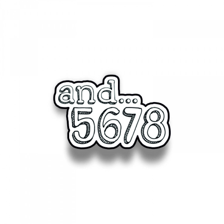 Insigne/Brose - Insigna personalizata cu brosa And 5 6 7 8