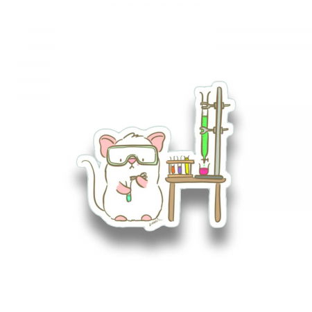 Insigne/Brose - Insigna personalizata cu brosa Laboratory rat