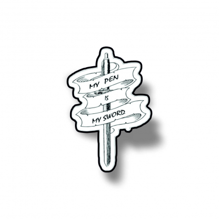Insigne/Brose - Insigna personalizata cu brosa My pen