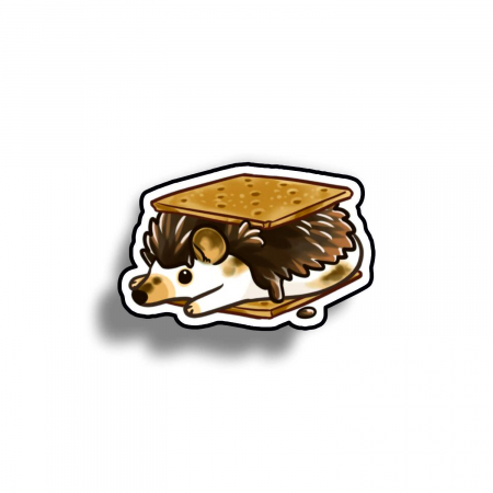 Insigna personalizata cu brosa Hedgehog sandwich