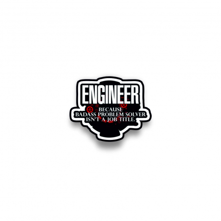 Insigne/Brose - Insigna personalizata cu brosa Badass problem solver