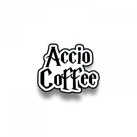 Insigne/Brose - Insigna personalizata cu brosa Accio coffee