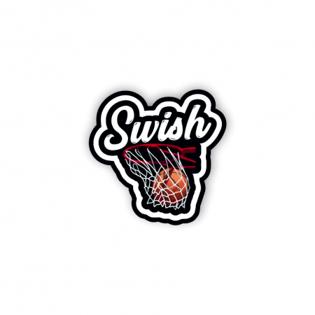 Insigne/Brose - Insigna personalizata cu brosa Swish