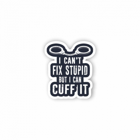 Insigne/Brose - Insigna personalizata cu brosa Cuff stupid