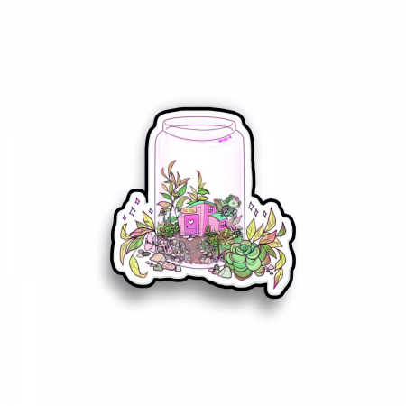 Insigne/Brose - Insigna personalizata cu brosa Plant jar