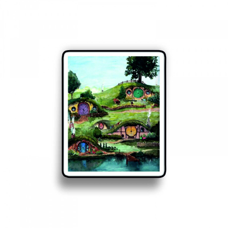Insigne/Brose - Insigna personalizata cu brosa Lord of th rings landscape