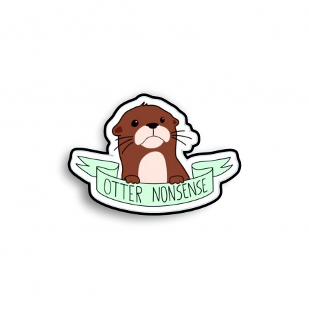 Insigne/Brose - Insigna personalizata cu brosa Otter nonsense