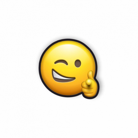 Insigne/Brose - Insigna personalizata cu brosa Emoji smecher